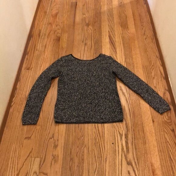 Old navy sweater with trim of leather - Picture 5 of 8